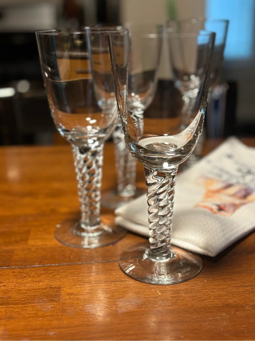 VINTAGE 1950's Amager/Twist TALL Beer Goblet